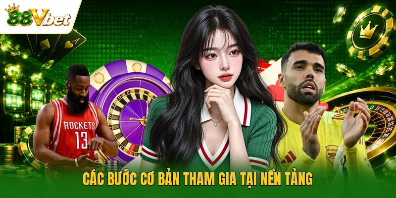 Các bước cơ bản tham gia tại nền tảng