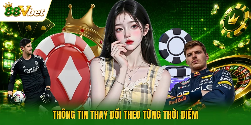 Thông tin thay đổi theo từng thời điểm